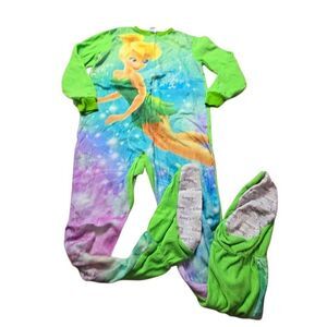 Disney Fairies Tinkerbell footed onsie Pajamas L10/12